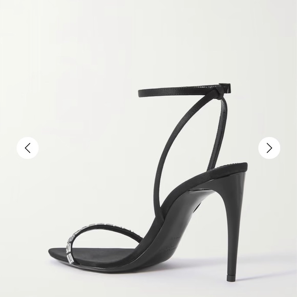 Saint Laurent Crystal Heel Sandals - Picture 5 of 7